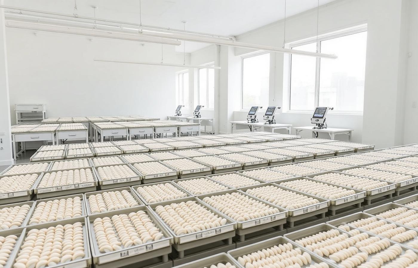 Lumière Nails manufacturing floor